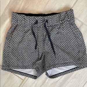 lululemon athletica Black and White Athletic Shorts